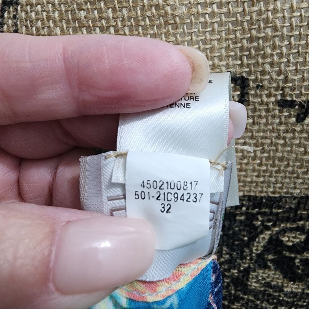 Chico's Patchwork Print Tunic Top Flowy Blouse Co… - image 6